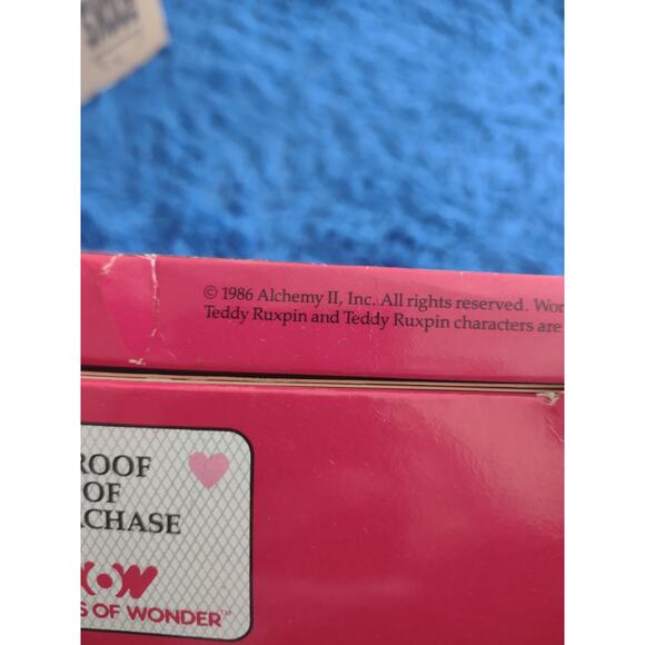 Vintage 80s Teddy Ruxpin Love Songs Tuxedo Outfit Book and Cassette Nostalgia - Picture 3 of 8